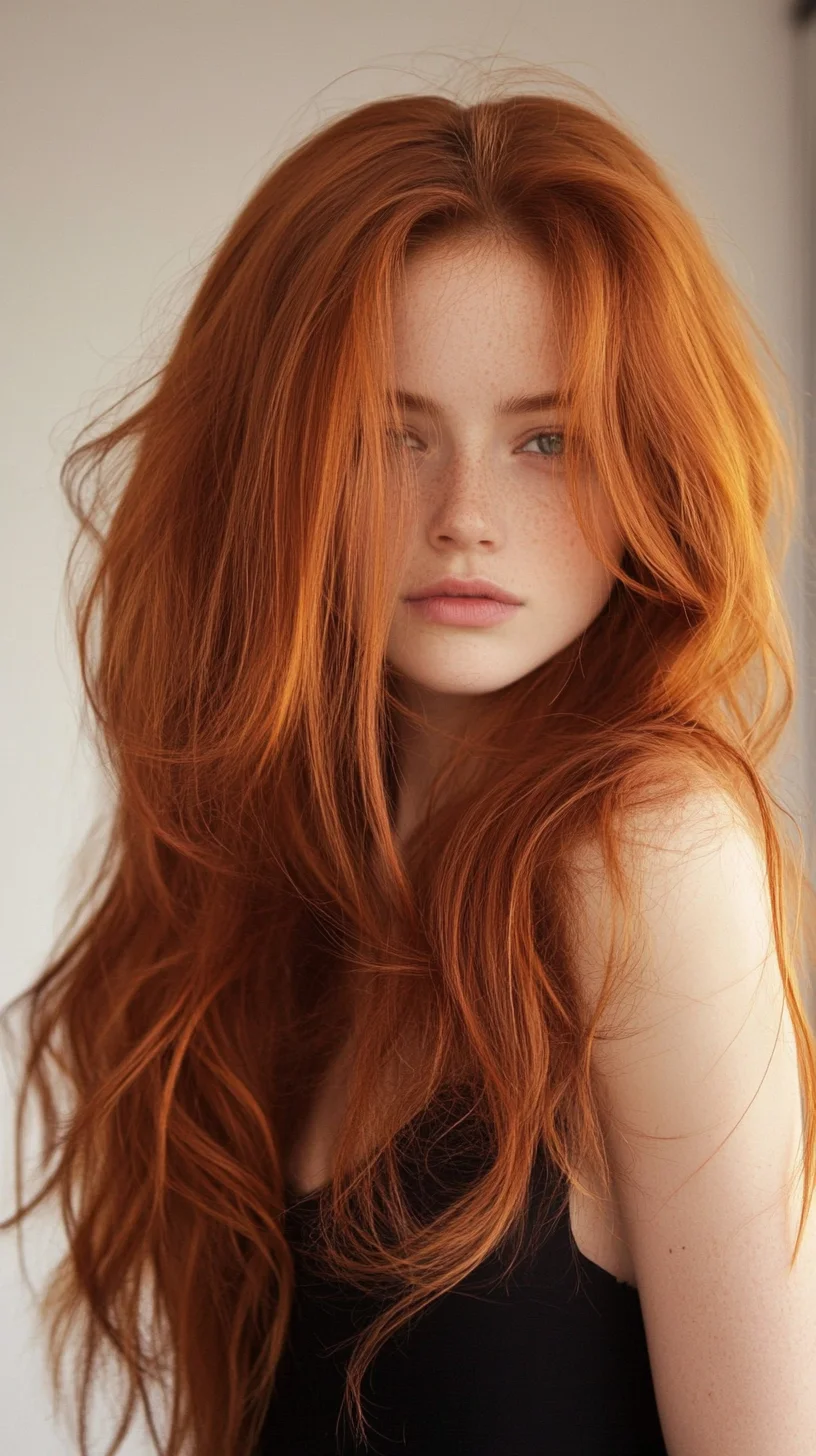 Bold and Beautiful: Embrace Luscious Long Red Waves