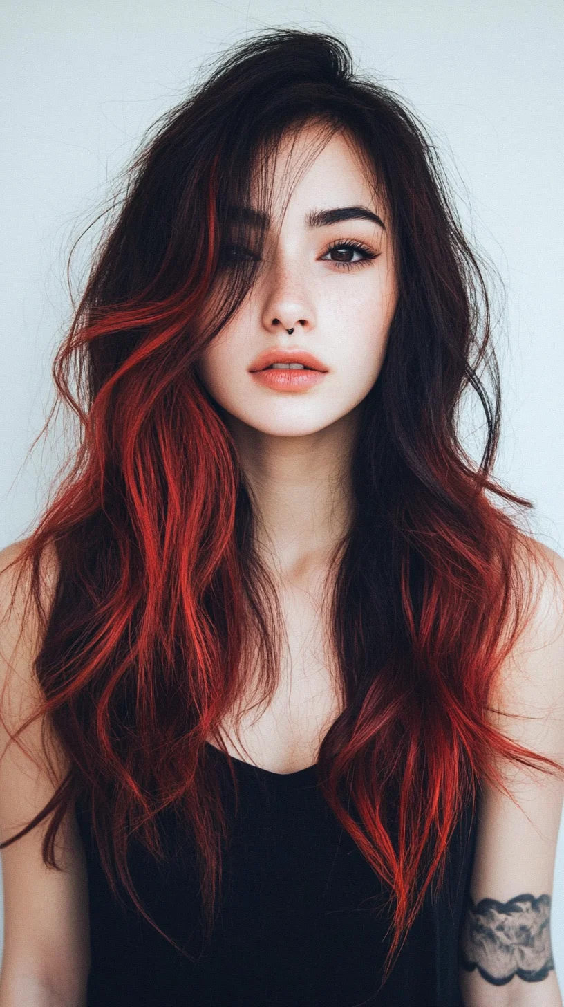 Bold and Beautiful: The Edgy Ombre Wave