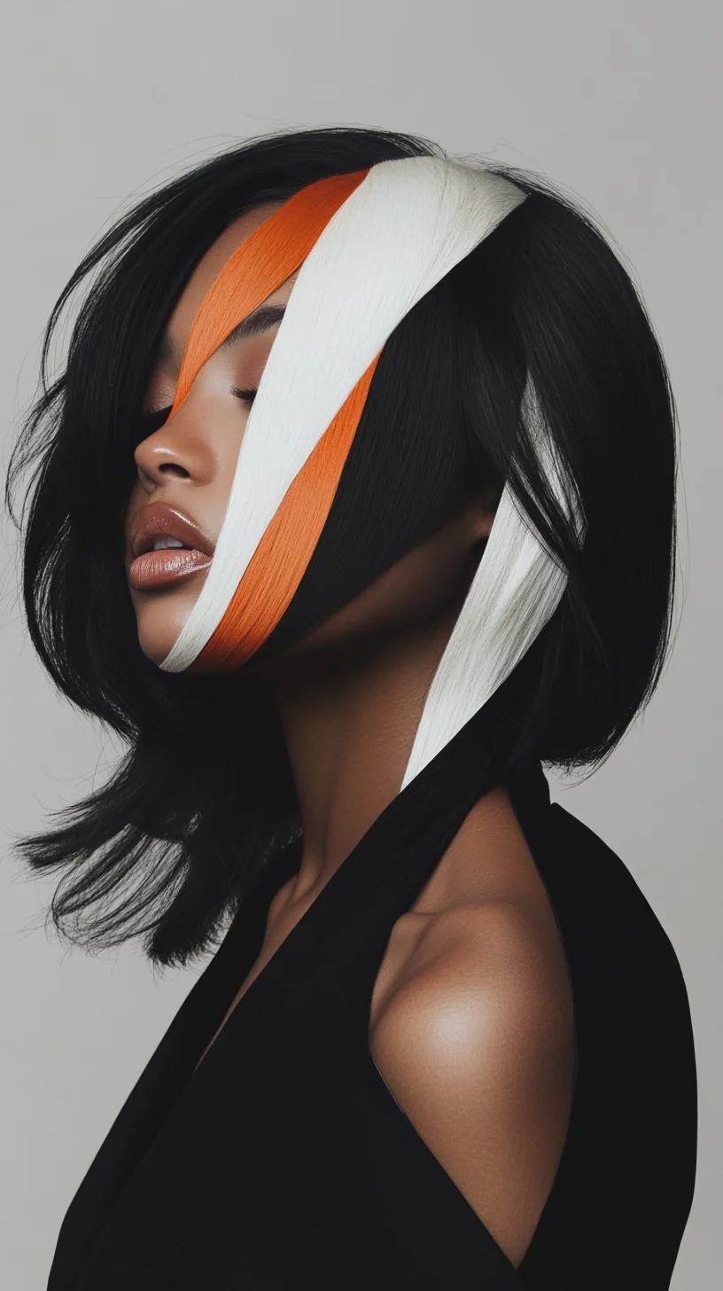 Bold Beautiful The Statement Color-Blocked Bob