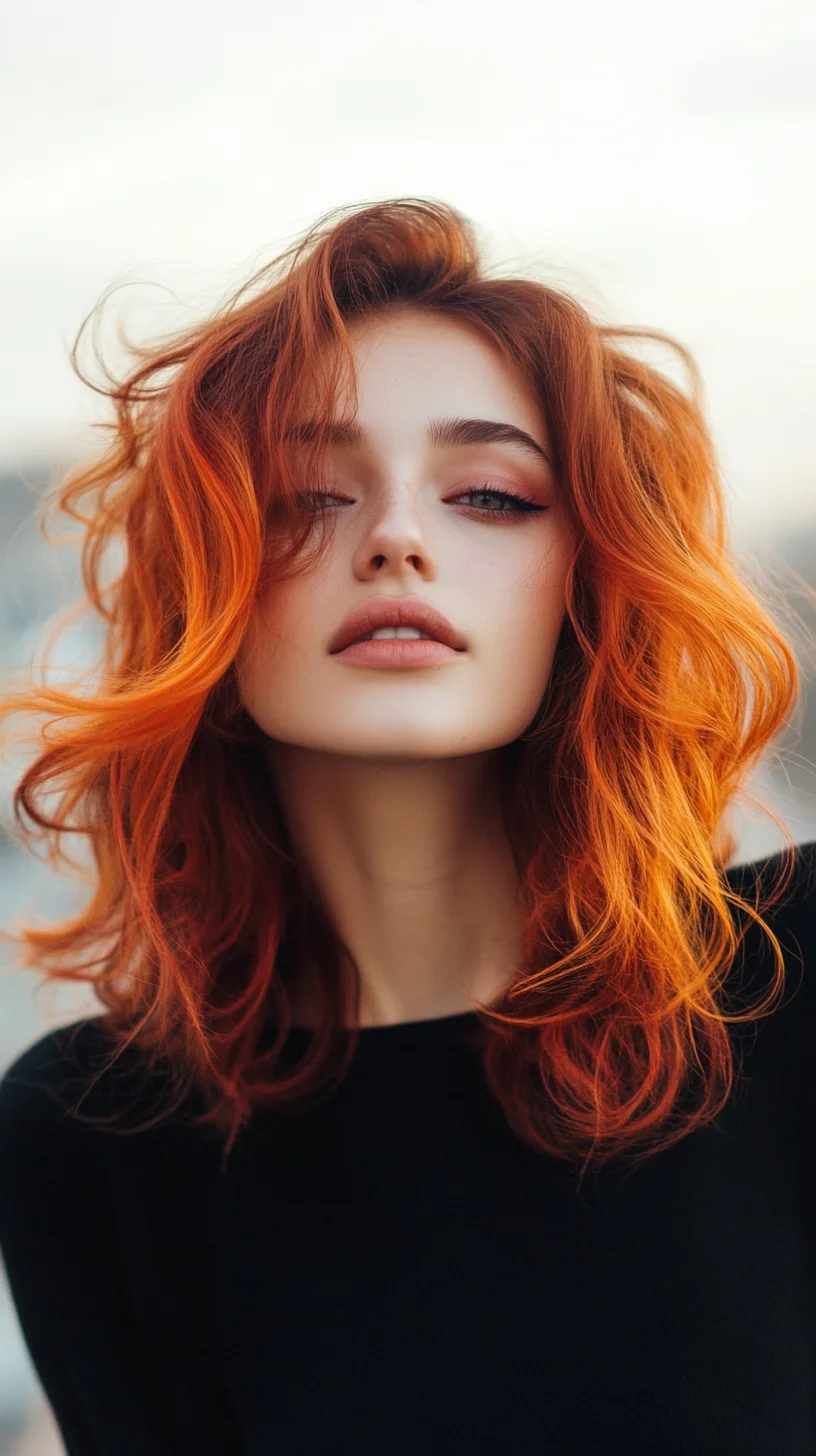 Boldly Bright Embrace the Fiery Vibe of This Luscious Copper Bob