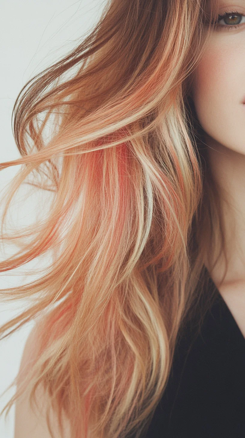 Captivating Coral Embrace Effortless Waves with a Splash of Color