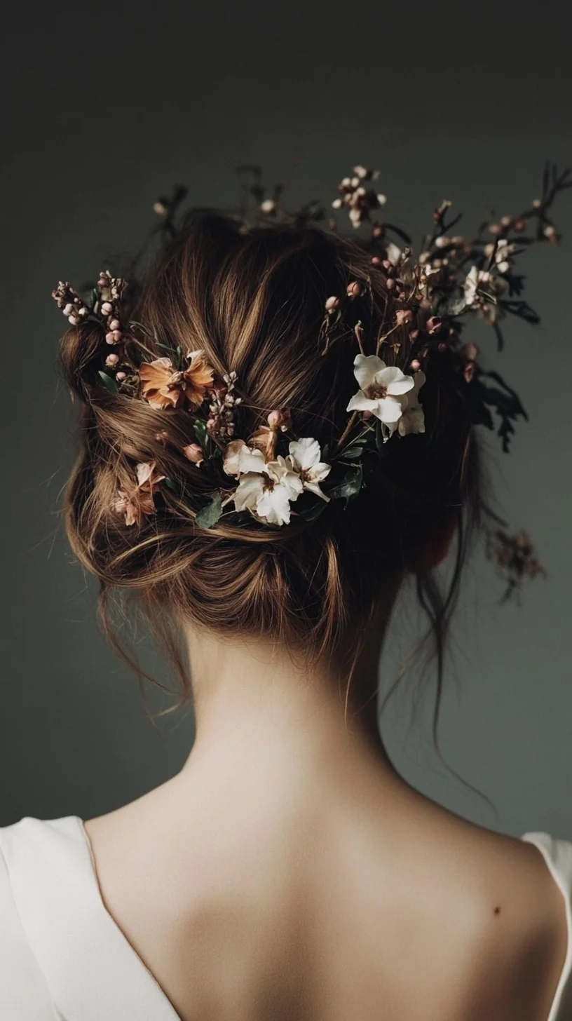 Captivating Floral Elegance A Bohemian Hairstyle for Every Occasion