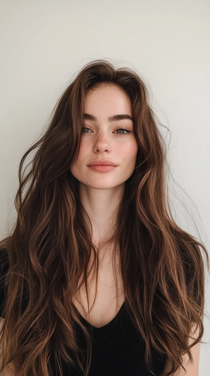 Captivating Waves Effortlessly Chic Long Layered Hair