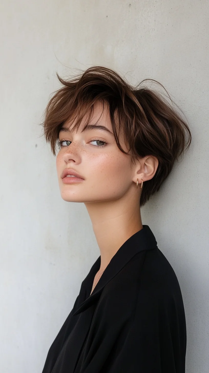 Catchy Effortlessly Charming The Modern Textured Pixie Cut