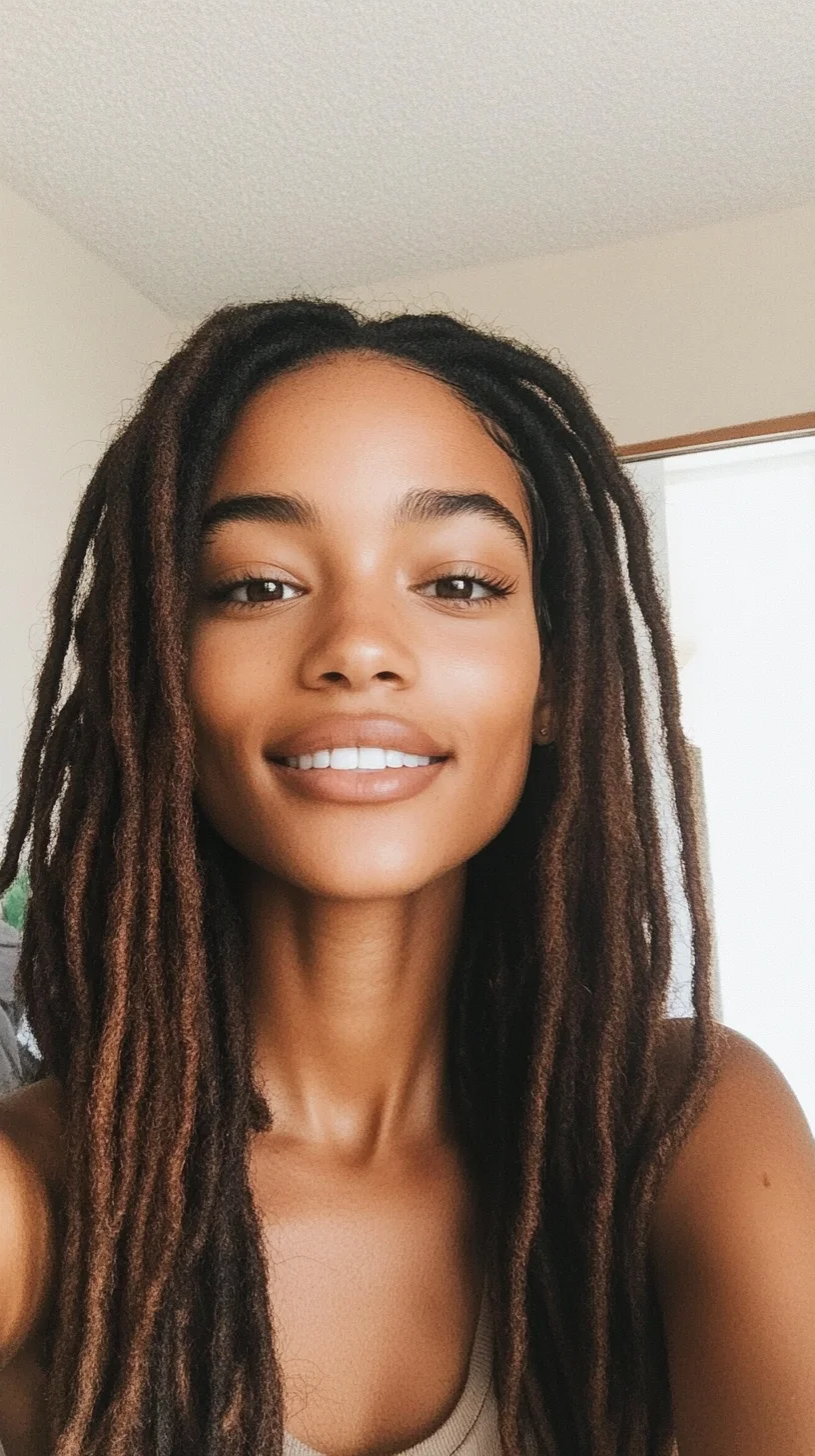 Catchy Effortlessly Chic: Embrace the Beauty of Natural-Looking Dreadlocks