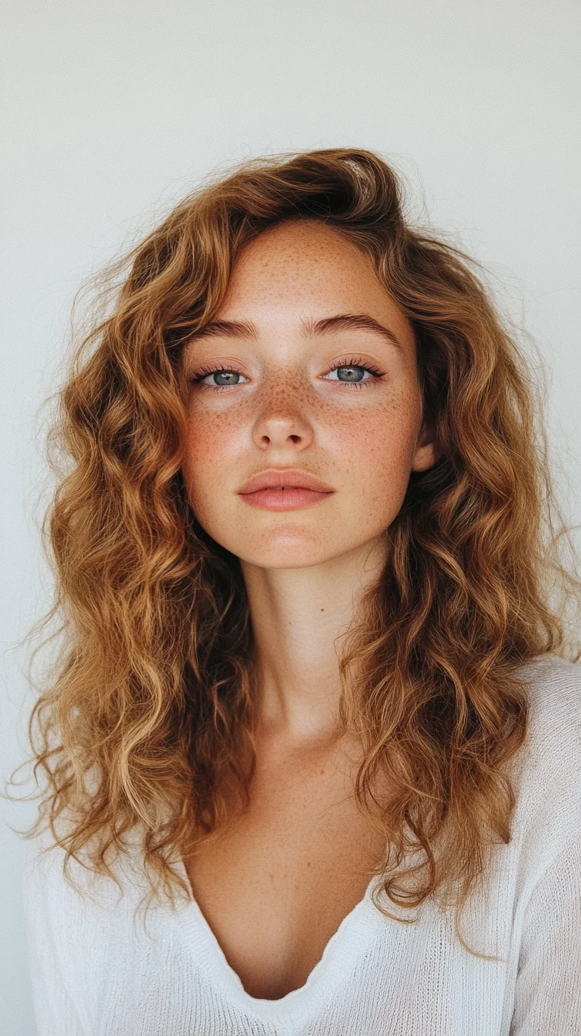 Catchy Effortlessly Chic: Embrace Your Natural Curls with Volume and Shine