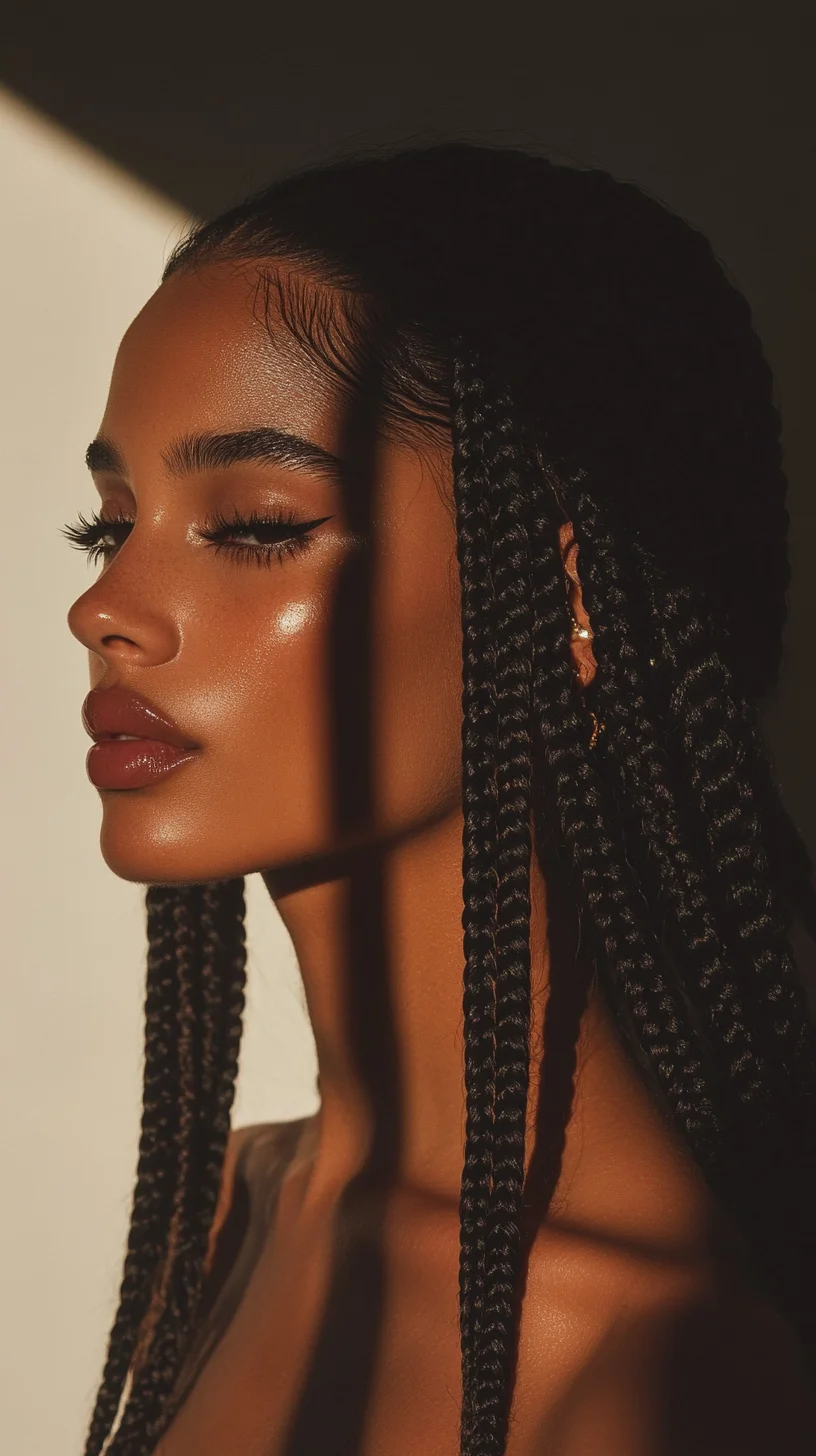 Catchy Effortlessly Chic Explore the Allure of Long Box Braids