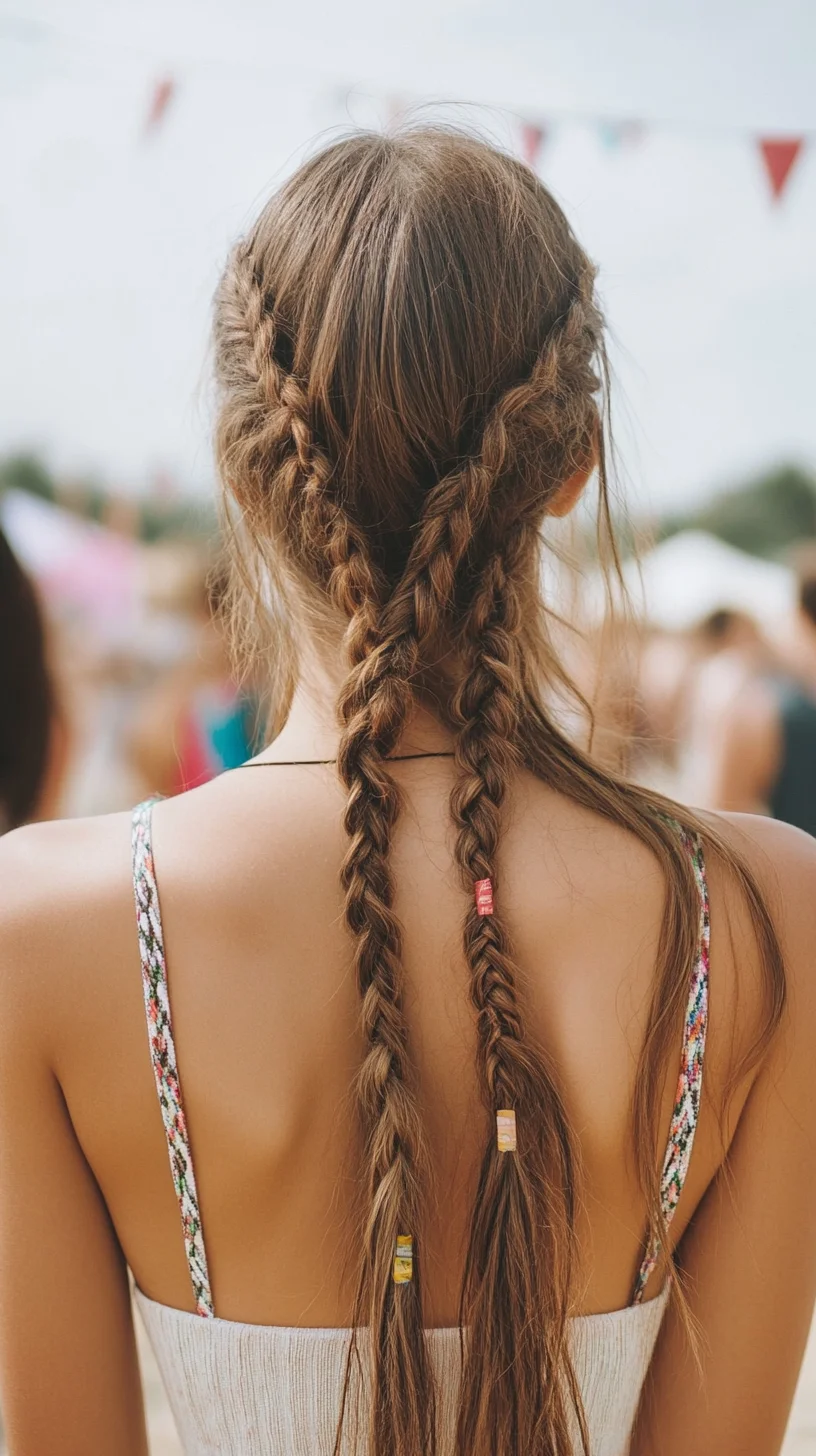 Catchy Effortlessly Chic The Braided Boho Vibes for Summer Festivals