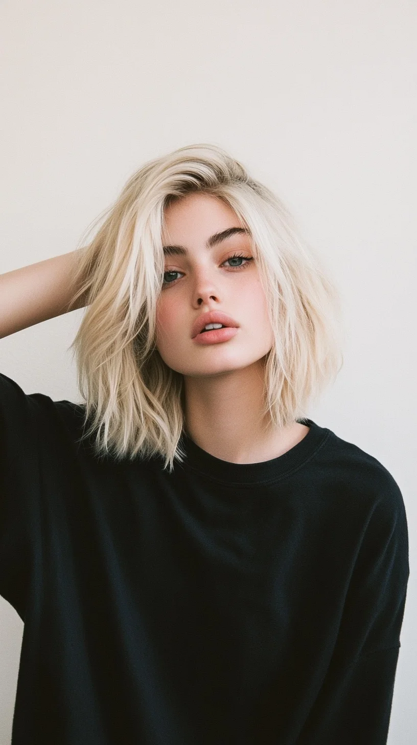 Catchy Effortlessly Chic: The Textured Bob for a Modern Flair