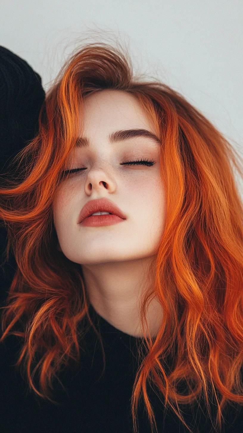 Catchy Fiery Waves Embrace Bold Color and Effortless Texture!