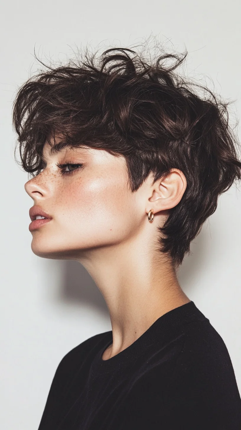 Charming Textured Pixie Effortless Elegance Meets Playful Volume