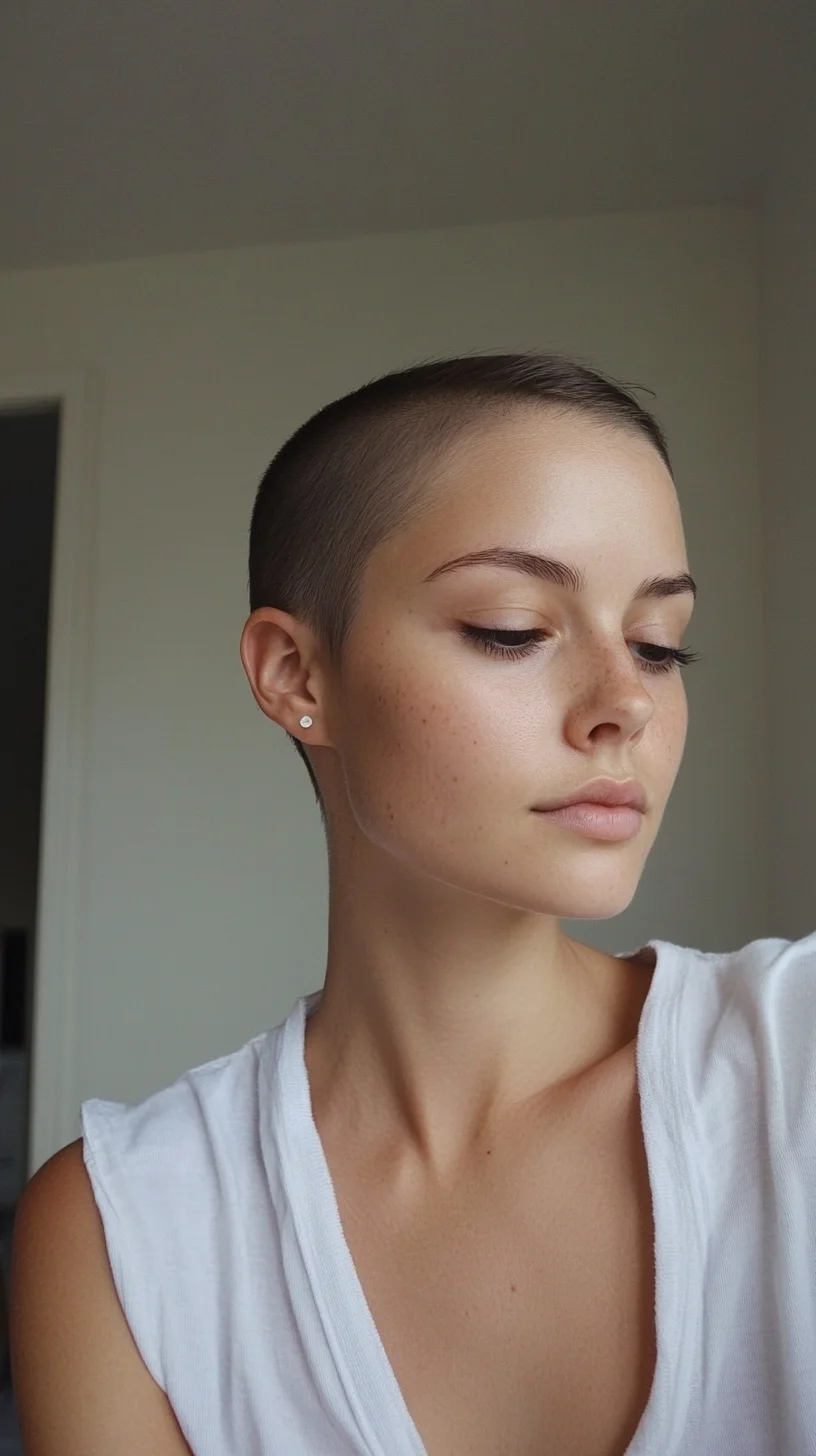 Chic and Bold: The Effortless Buzz Cut