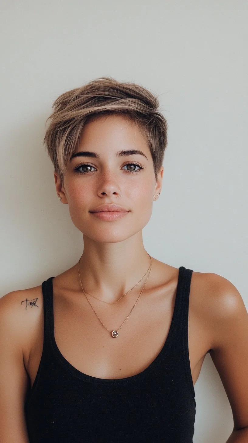 Chic and Effortless The Modern Pixie Cut for Confident Looks