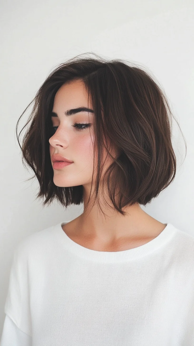 Chic and Effortless The Modern Textured Bob