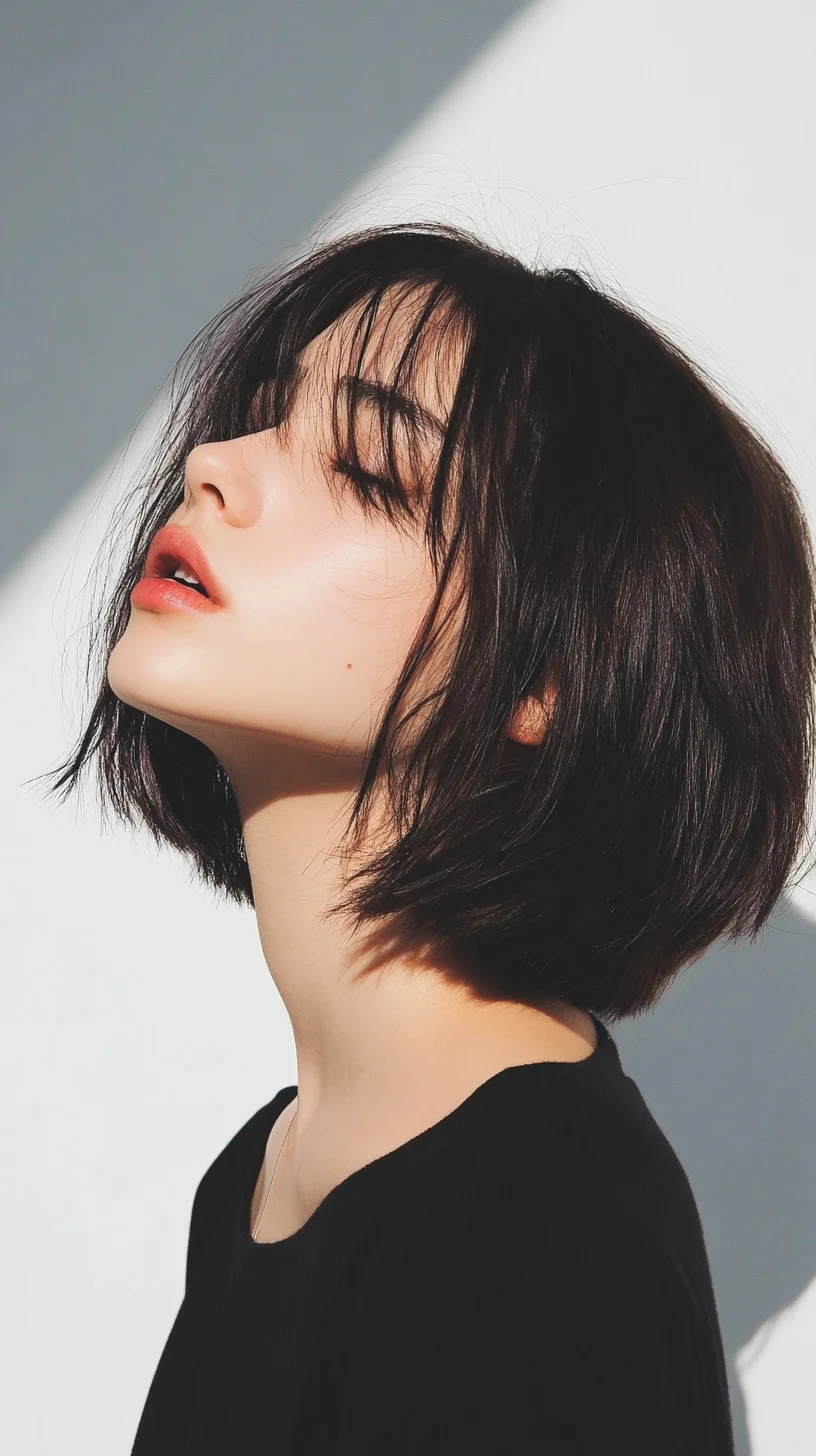 Chic and Effortless The Tousled Bob for Modern Elegance