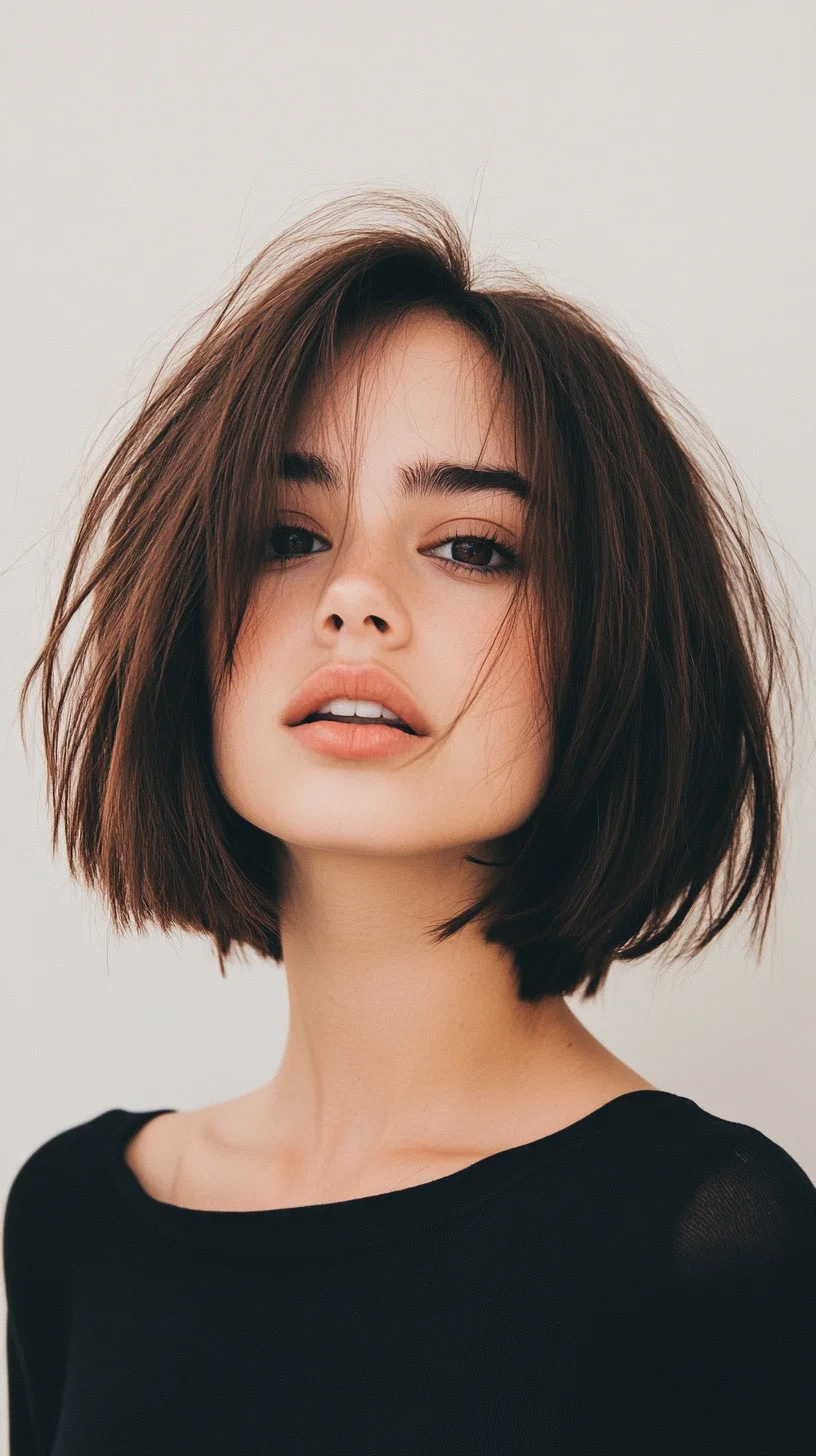 Chic and Effortlessly Edgy The Layered Bob