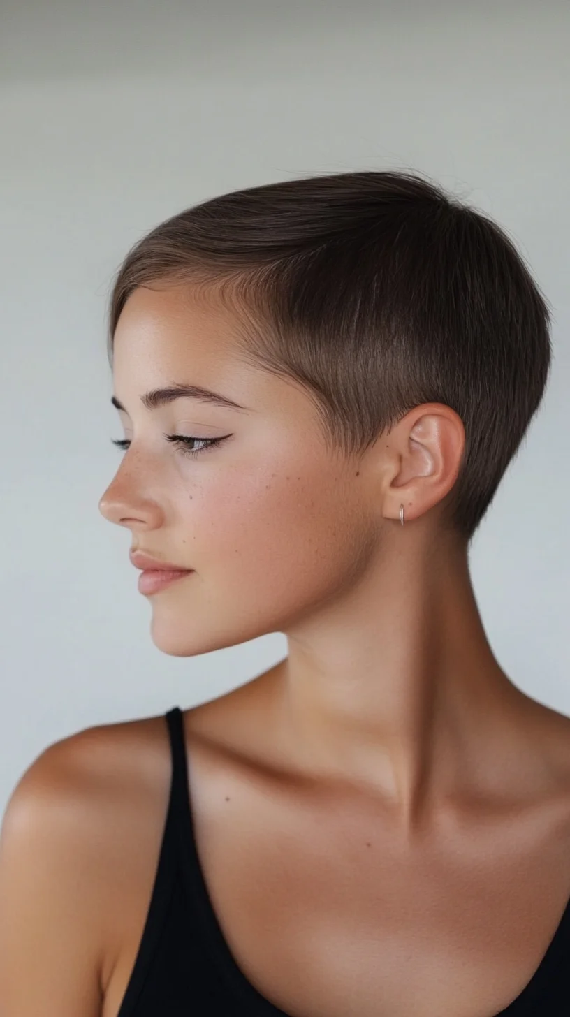 Chic and Sleek: The Effortlessly Edgy Pixie Cut