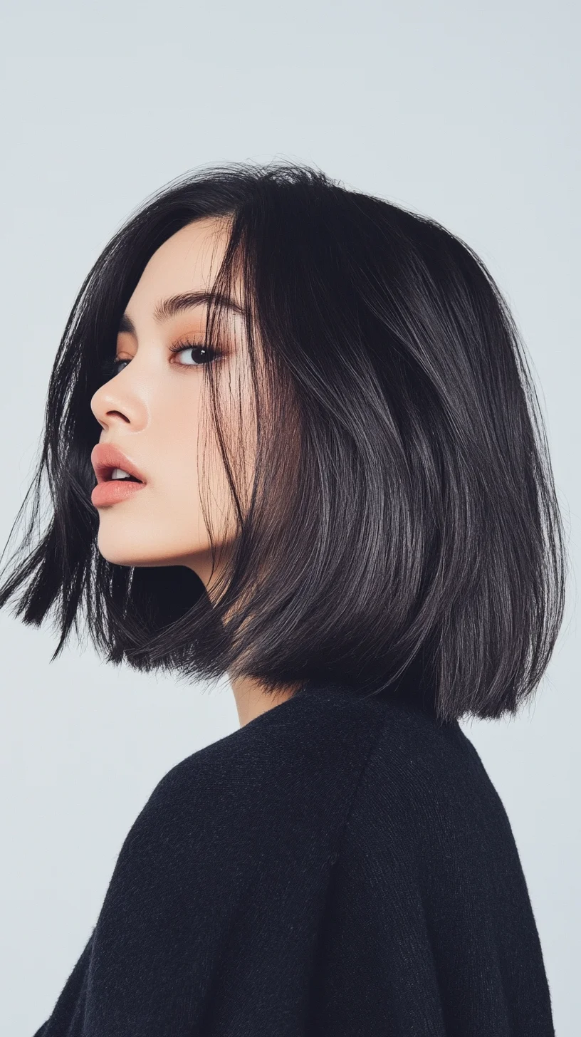 Chic and Sleek The Modern Blunt Bob