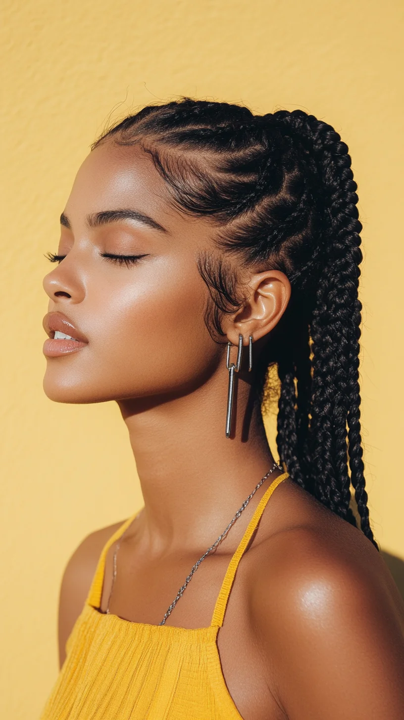 Chic and Sleek: The Perfect Braided Ponytail for Effortless Elegance