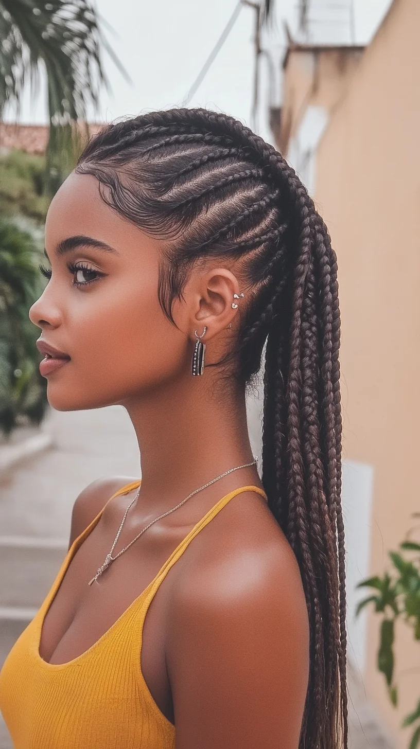 Chic and Sleek: The Ultimate Braided Ponytail