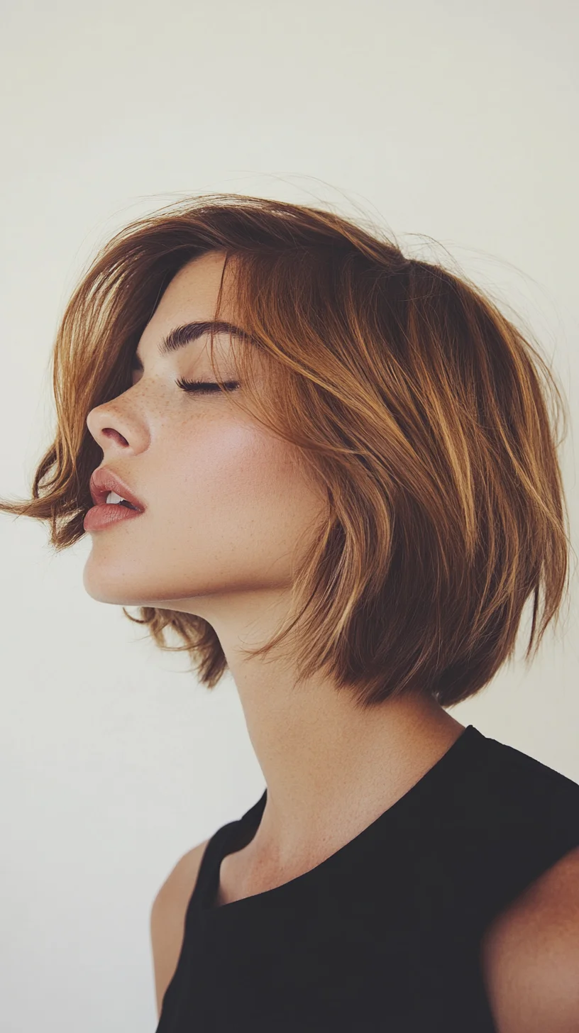 Chic Textured Bob Effortless Elegance