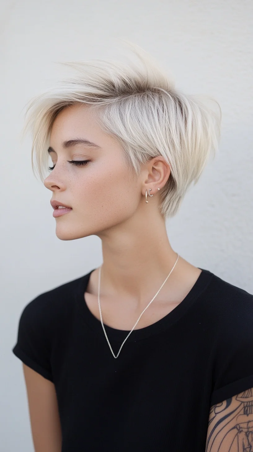 Chic Textured Pixie: A Versatile Cut for Effortless Style