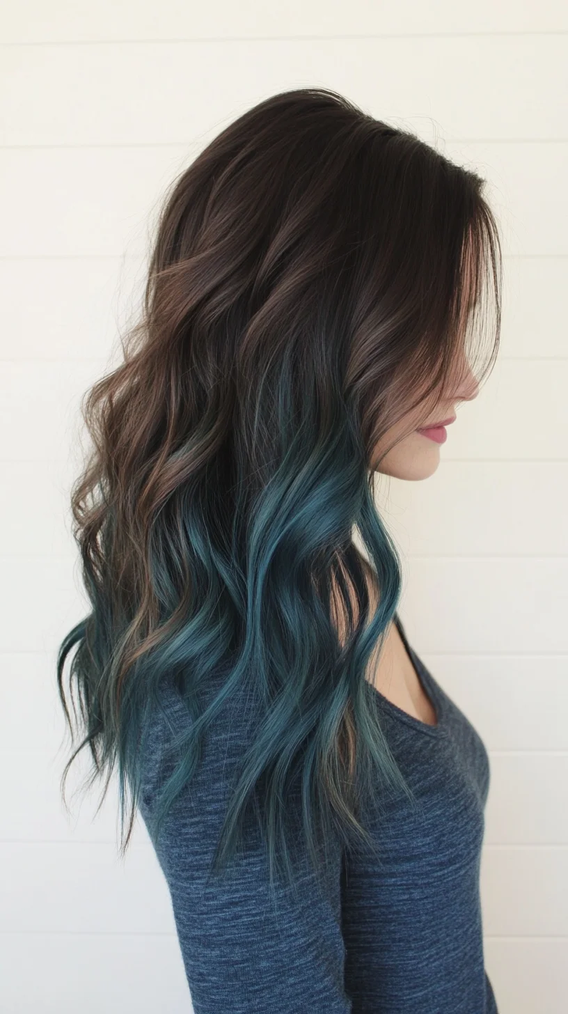 Dynamic Ombre Waves: Elevate Your Look with Bold Color and Volume