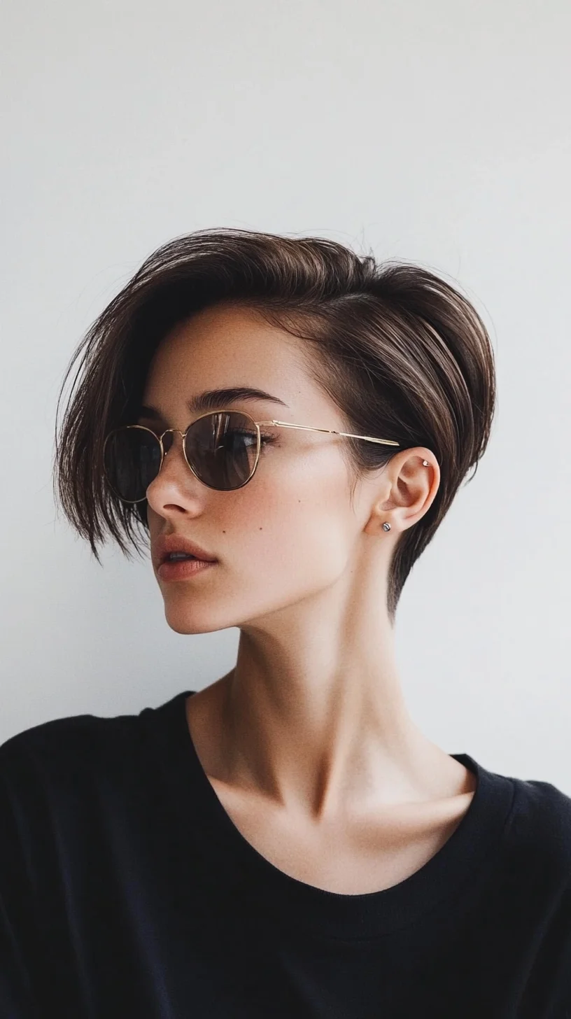 Edgy Elegance The Asymmetrical Short Bob