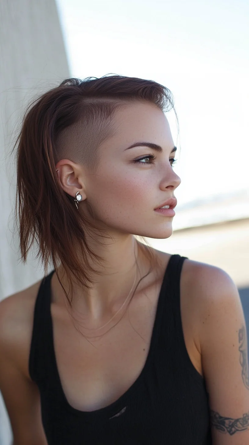 Edgy Elegance: The Chic Undercut Bob