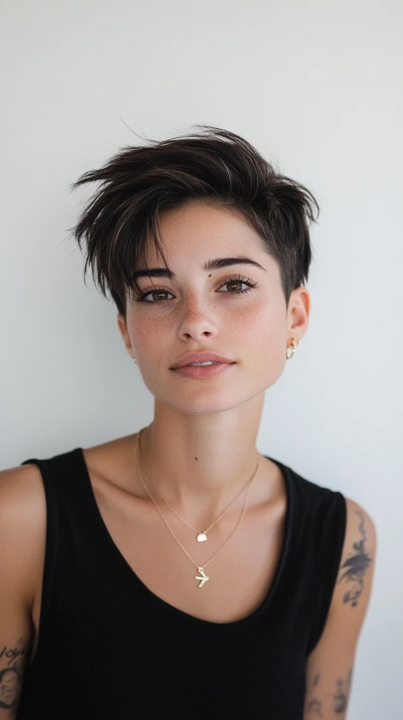 Edgy Elegance The Modern Short Pixie Cut