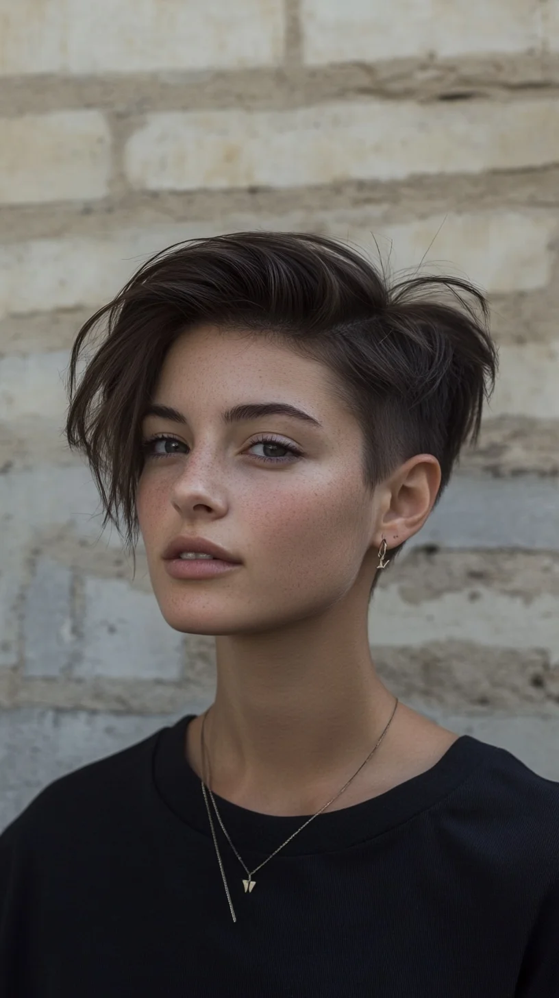 Edgy Elegance: The Modern Textured Pixie Cut