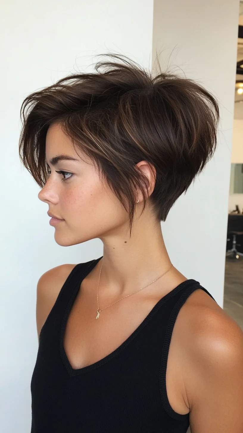 Edgy Elegance: The Modern Textured Pixie Cut