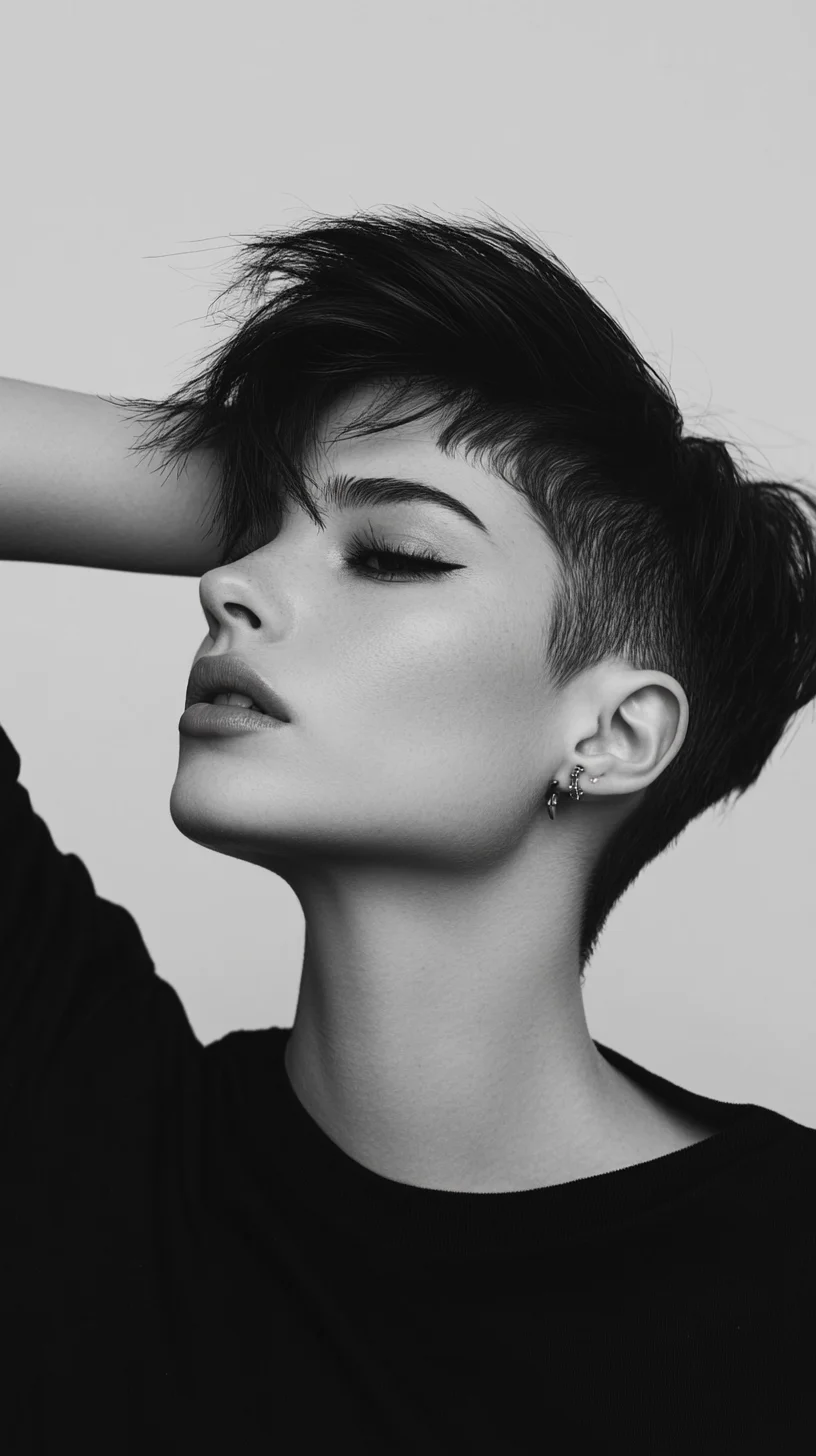 Edgy Elegance The Perfect Asymmetrical Pixie Cut