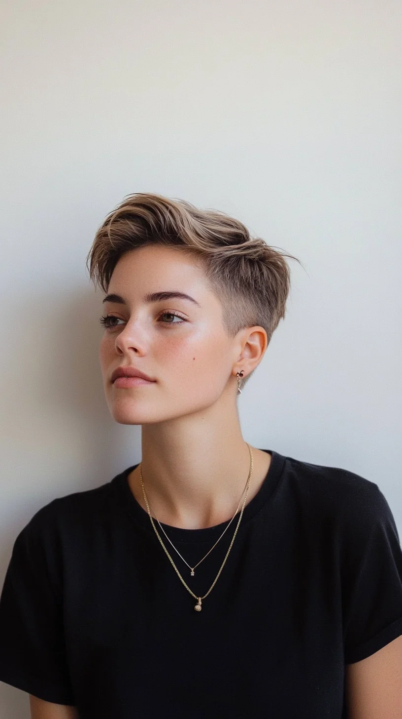 Edgy Elegance: The Stylish Short Pixie Cut