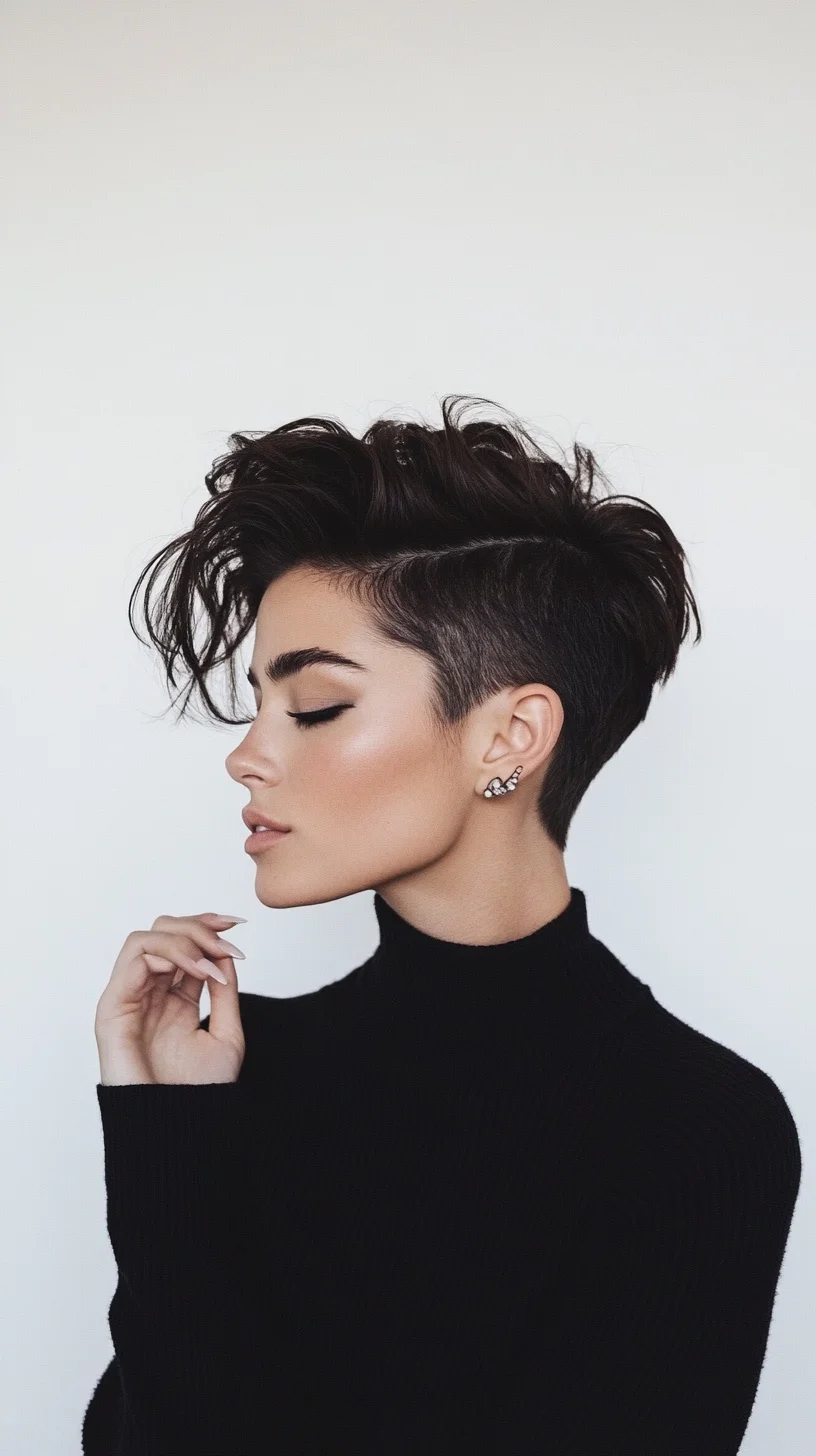 Edgy Elegance The Textured Pixie Cut for a Bold Look