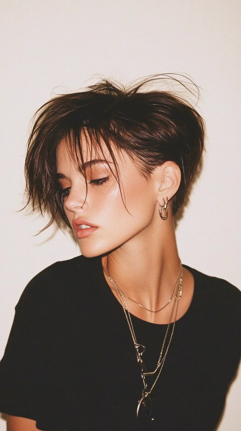 Edgy Pixie Cut A Bold Embrace of Modern Chic