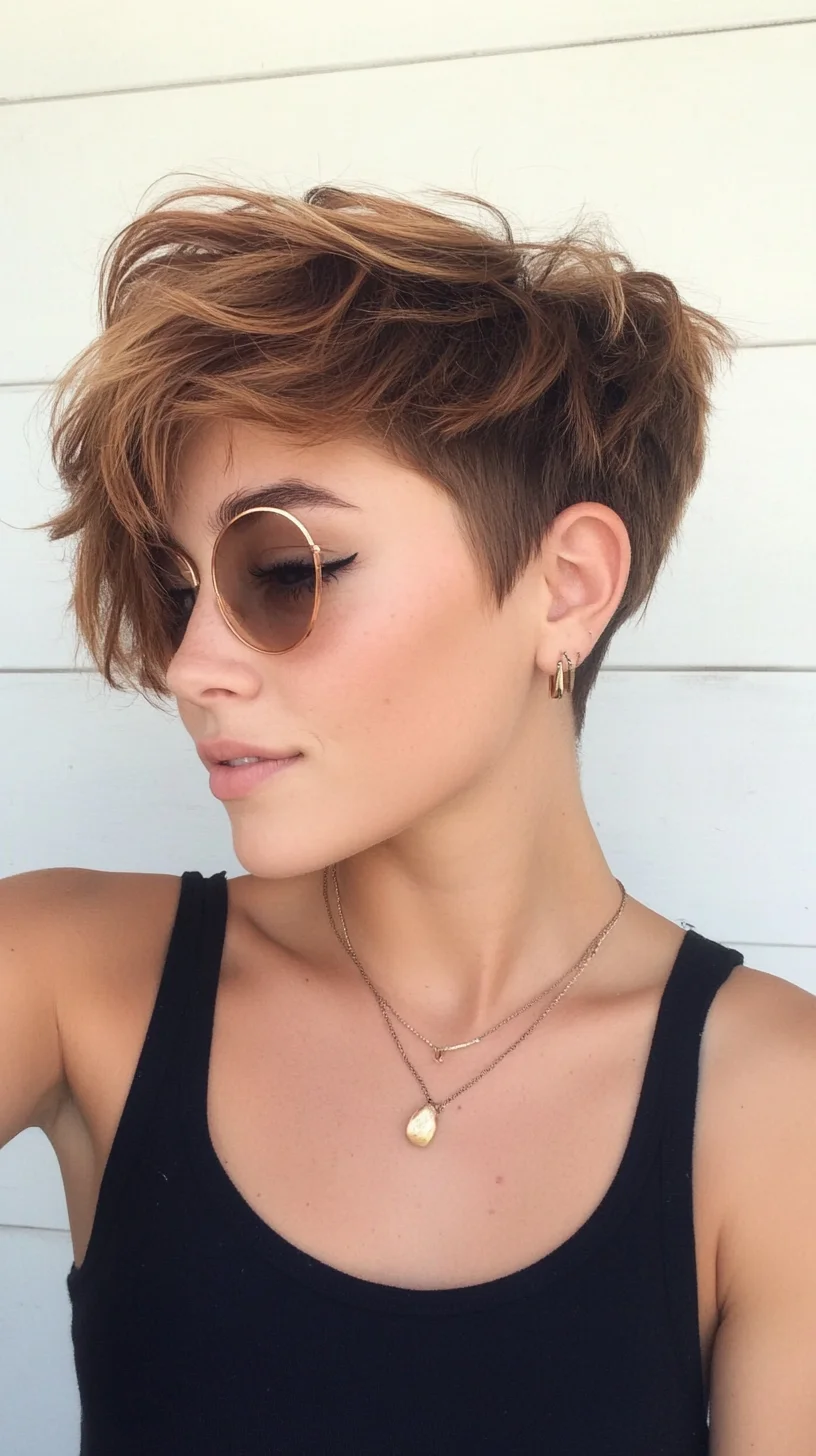 Edgy Textured Pixie A Chic Look for Bold Individuals