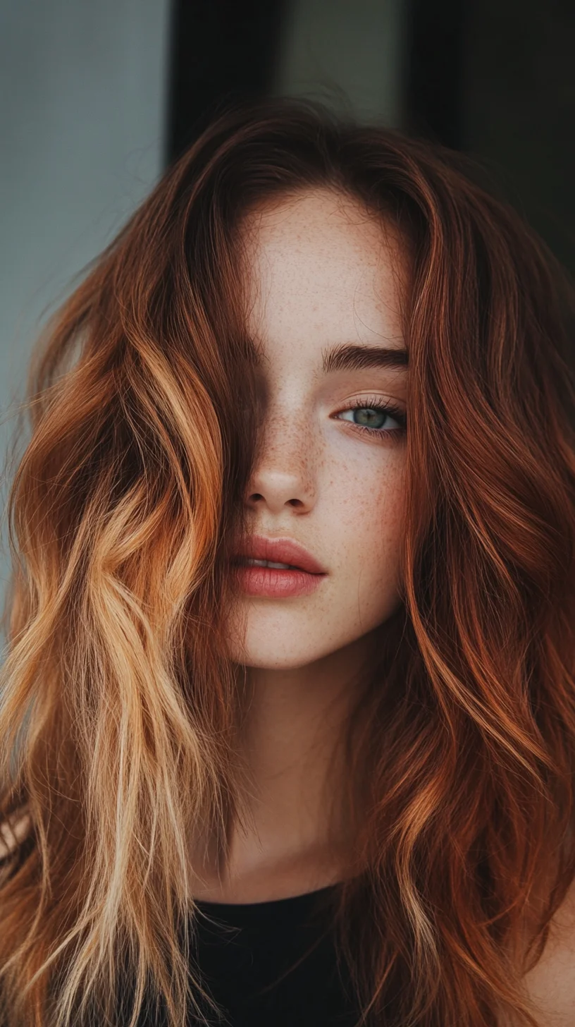 Effortless Beach Waves A Stunning Blend of Color and Texture