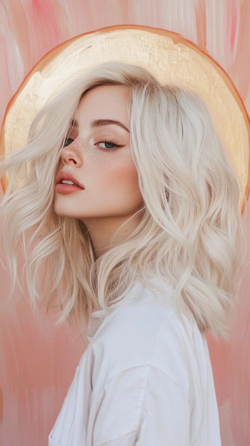 Effortless Beach Waves: The Chic, Tousled Lob