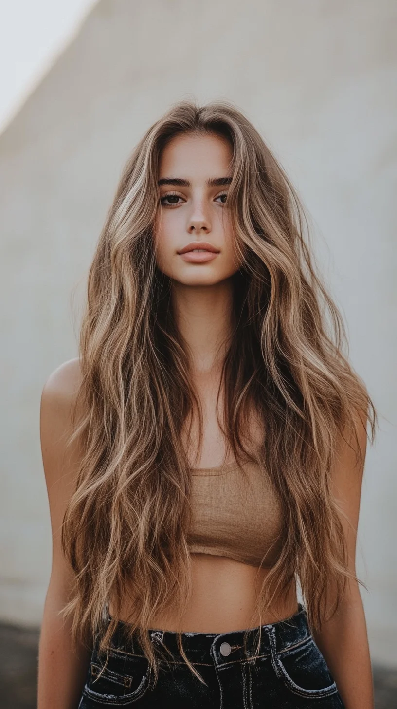 Effortless Beachy Waves: A Perfect Blend of Volume and Texture