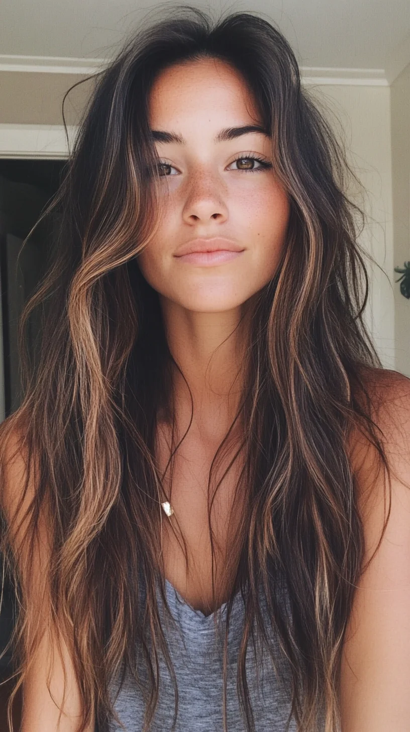 Effortless Beachy Waves: The Perfect Blend of Texture and Shine