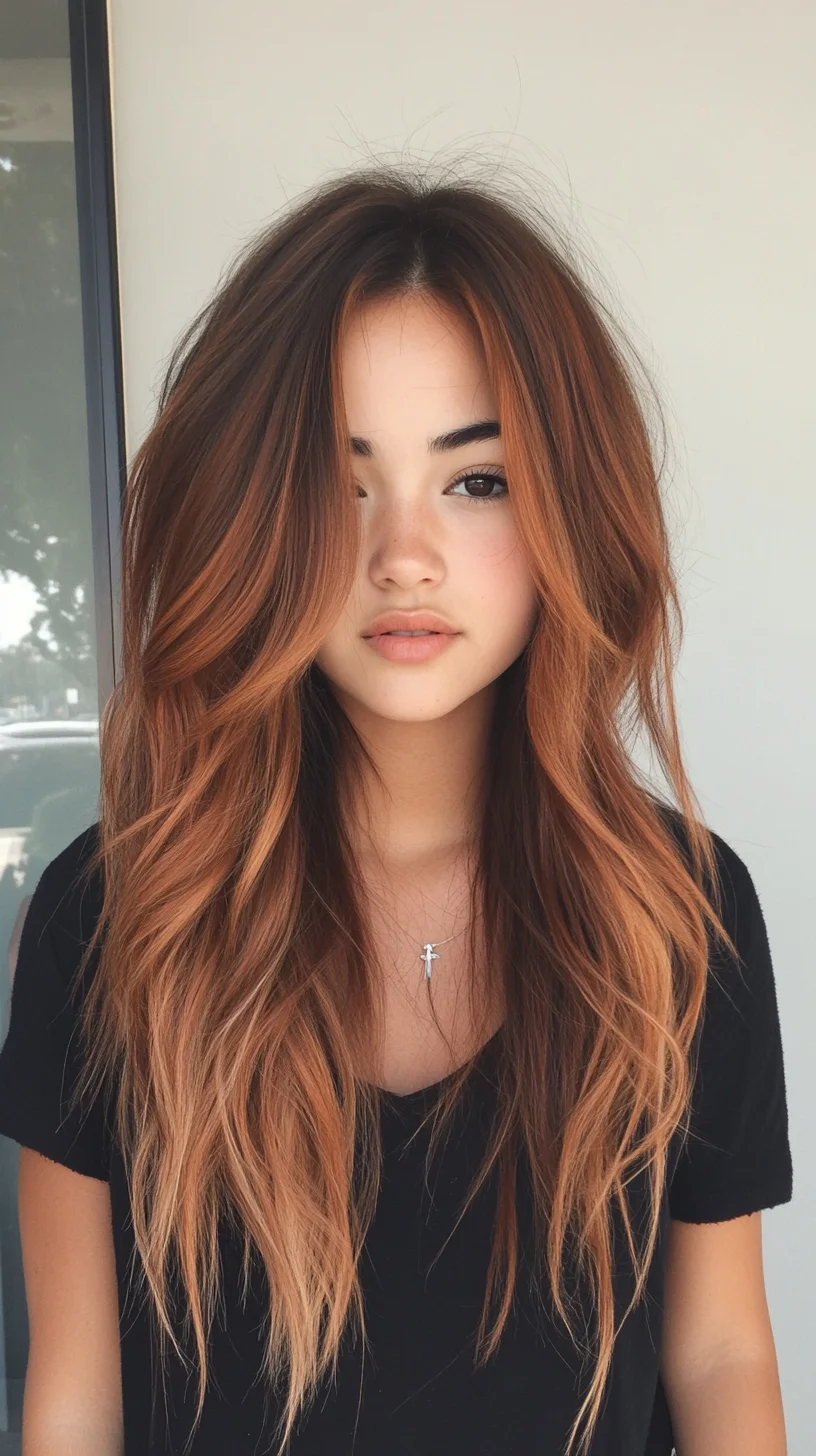 Effortless Beachy Waves with Luminous Balayage