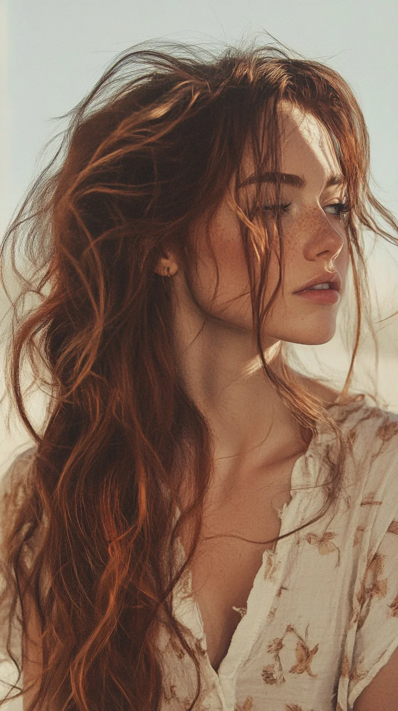 Effortless Bohemian Waves A Free-Spirited Hairstyle for Every Occasion