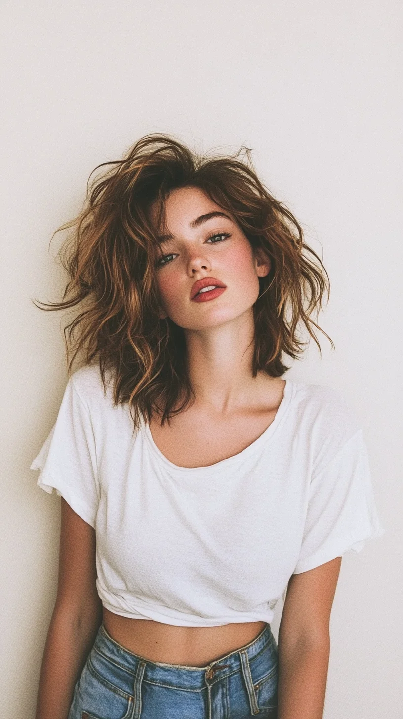 Effortless Chic Mastering the Tousled Bob