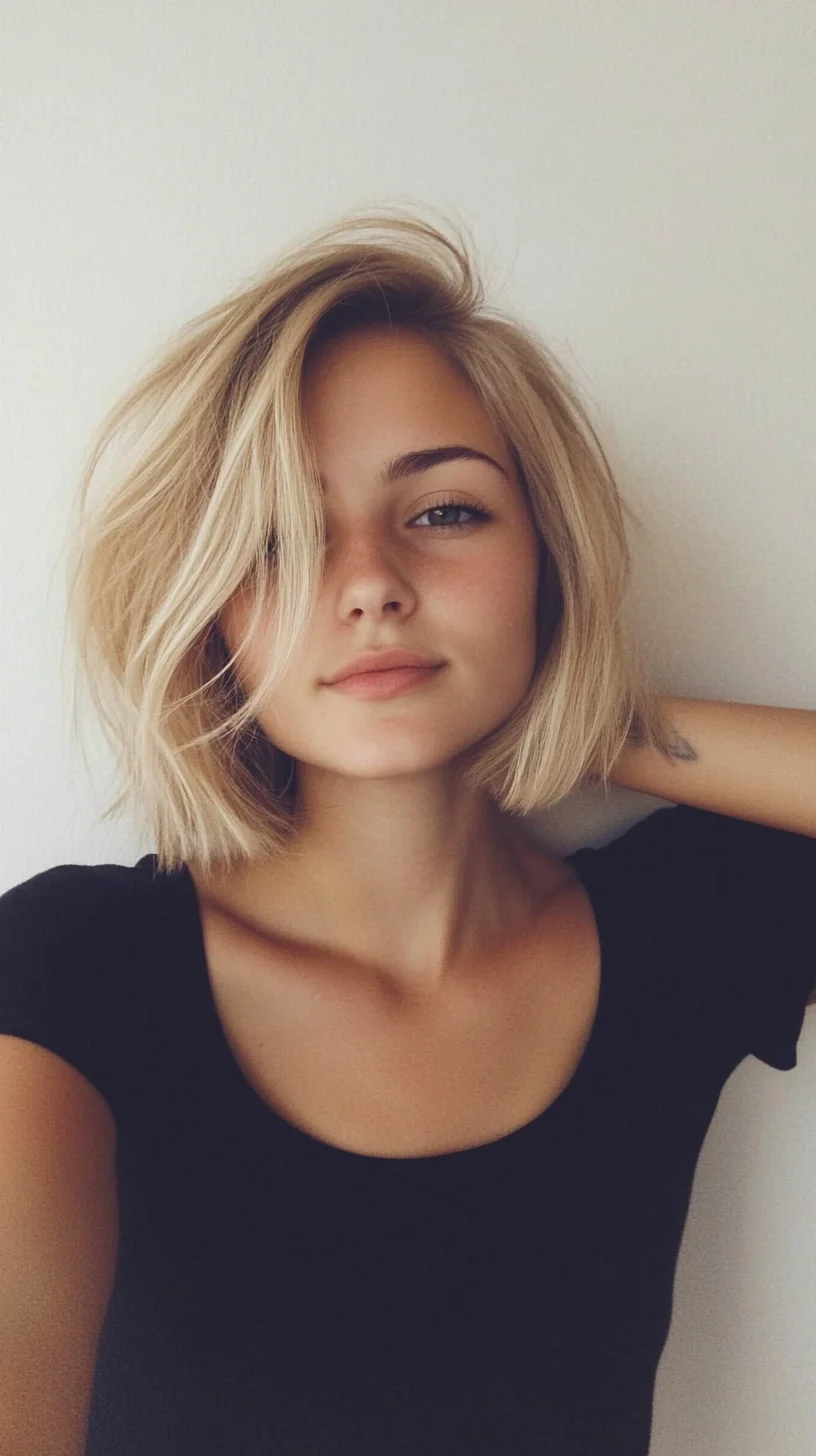 Effortless Chic The Fluffy Textured Bob