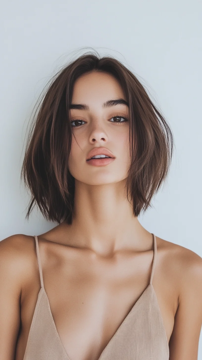 Effortless Chic The Layered Bob for a Modern Flair