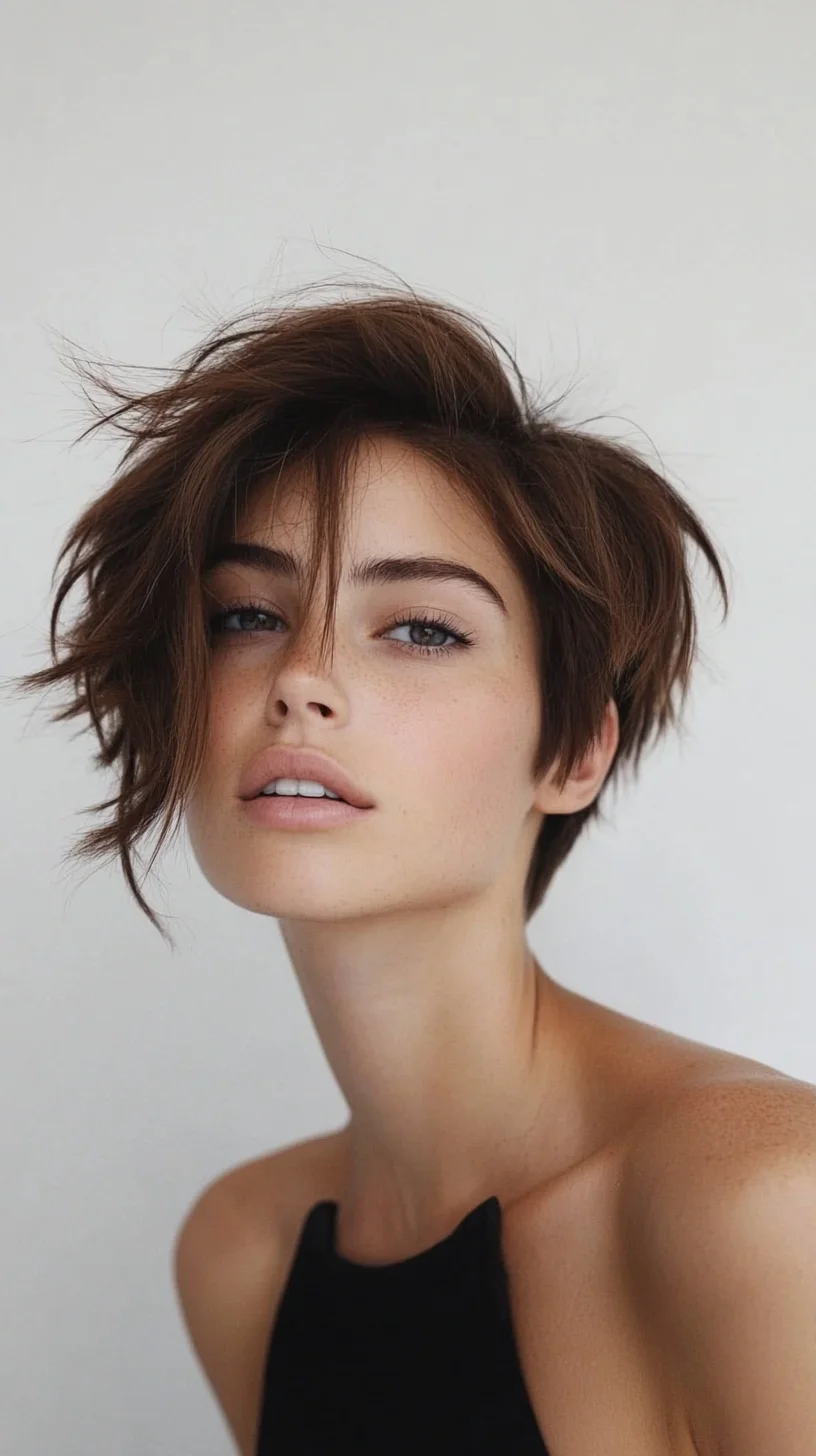 Effortless Chic The Layered Tousled Pixie