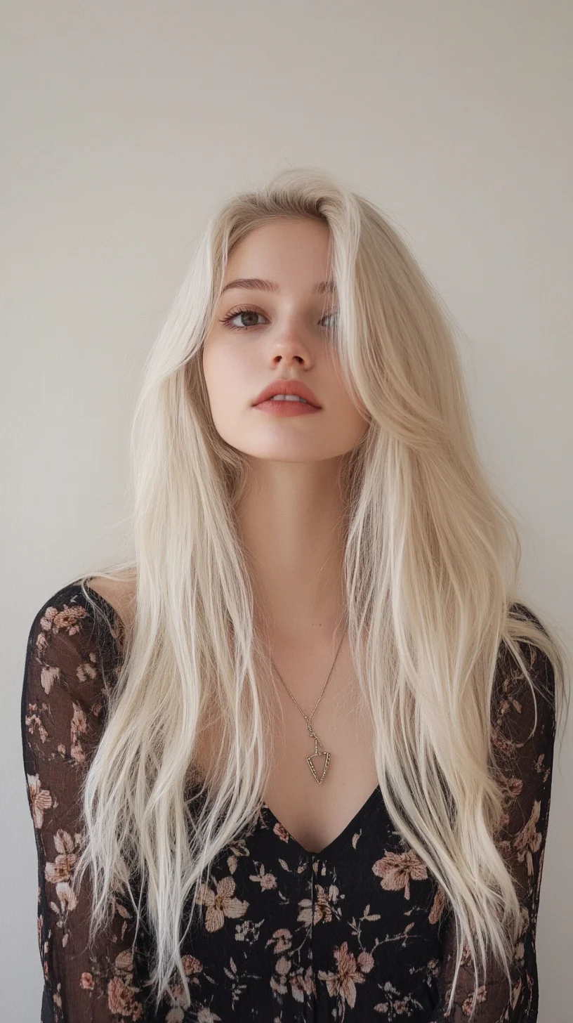 Effortless Chic: The Long Layered Beach Waves