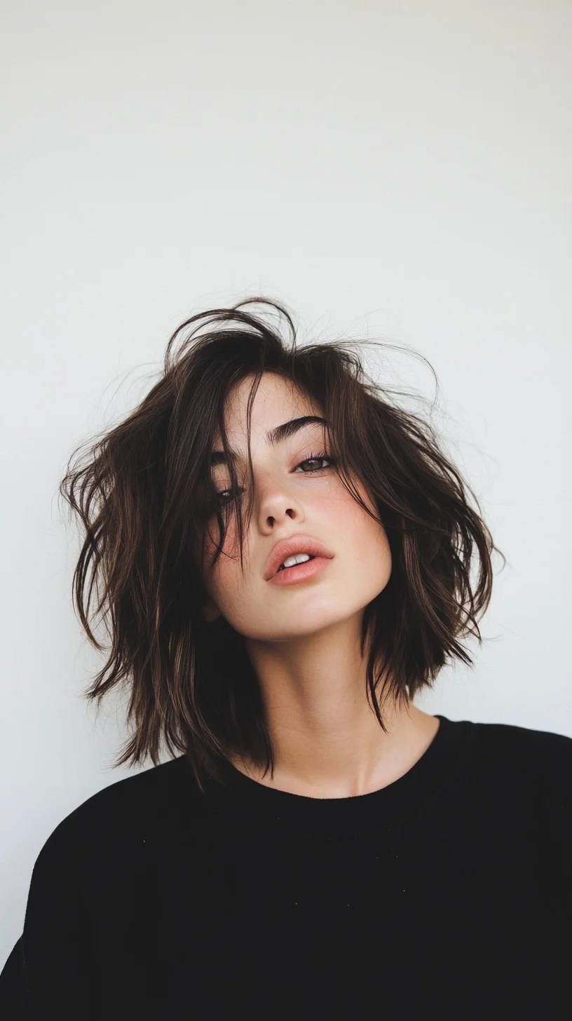 Effortless Chic: The Modern Messy Lob