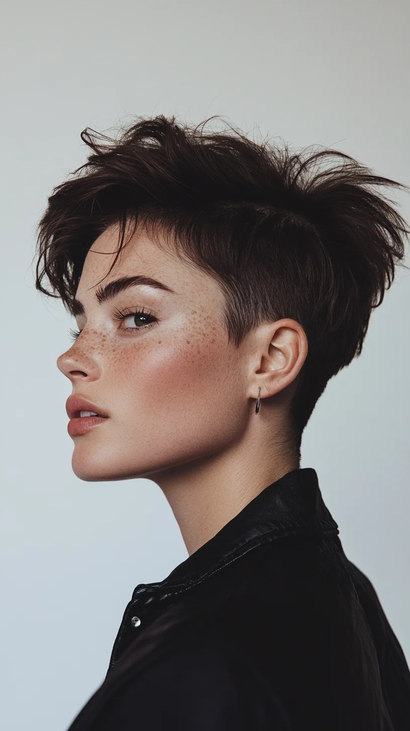 Effortless Chic The Modern Pixie with Edgy Flair